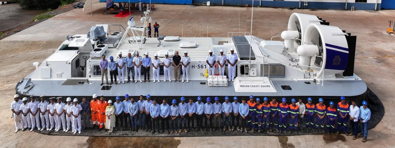 ICG Bolsters Operational Effectiveness with Induction of Indigenous Air Cushion Vehicle